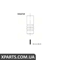 Клапан випуску. Caddy III/Golf VI/Fabia/Octavia 1.2 TSI 10-BGA - V016719