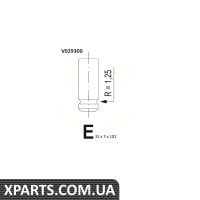 Клапан випуску. Astra G/Vectra A/B 1.6 i BGA - V029300