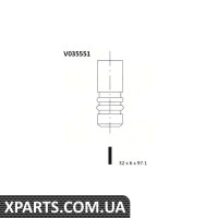 Клапан впуску. ESCORT/MONDEO/FIESTA 1.8/2.0i 92-00 BGA - V035551