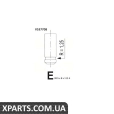 Клапан впуску. Berlingo/Partner 96-/Scudo/Expert 1.9D (XUD) 96- BGA - V537708