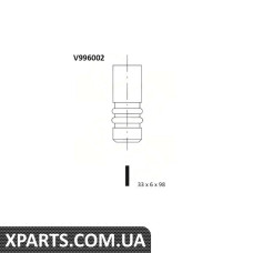 Клапан впуск. Connect 1.8 i 16V 02- BGA - V996002