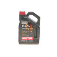 Масло моторное 4L 8100 X-cess GEN2 SAE 5W40 (109775) MOTUL 368207
