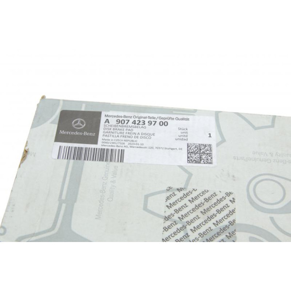 Колодки тормозные (задние) Mercedes-Benz A9074239700