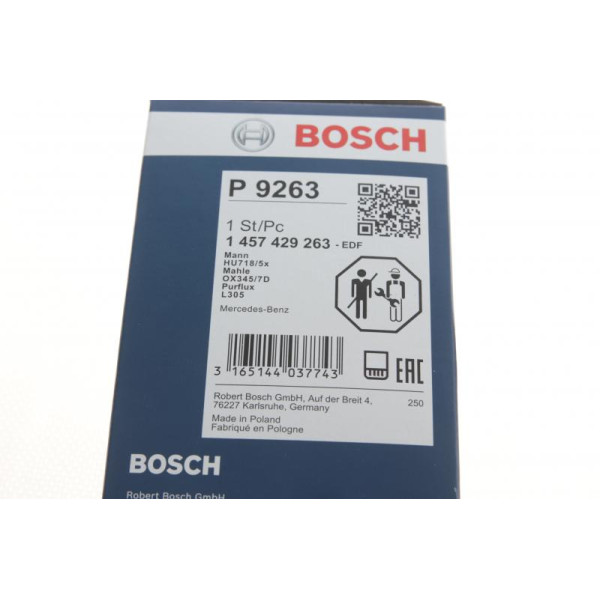 Фильтр масляный Bosch 1457429263