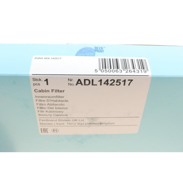 Фільтр салону Blue-Print ADL142517