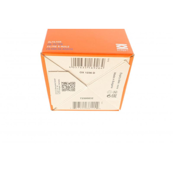 Фильтр масляный KNECHT OX1236D