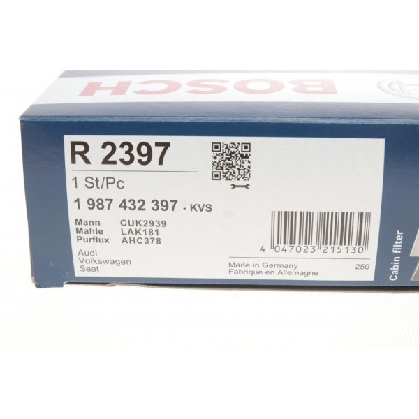 Фільтр салону Bosch 1987432397