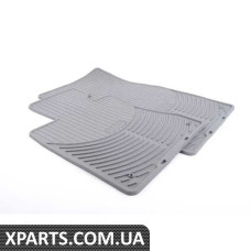 82550302999 BMW Комплект передніх гумових підлогових килимків - сірий