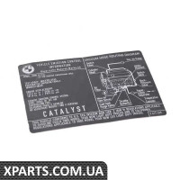 71223417479 BMW Етикетка викидів вихлопних газів