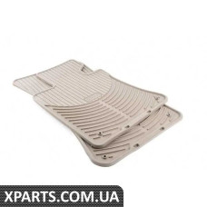 82550309448 BMW E63 Комплект гумових підлогових килимків бежевого кольору - передній