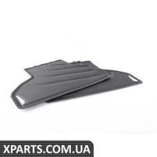 51472458440 BMW F15 Чорні всепогодні гумові килимки - задні