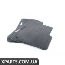 82111470393 BMW ///M Комплект килимків для підлоги з килимовим покриттям - чорний