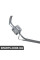 61667205117 BMW Форсунка омивача вітрового скла F10