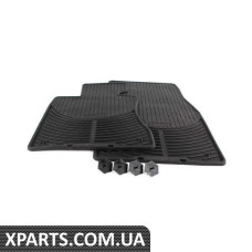 82550302997 BMW Комплект передніх гумових килимків - чорний
