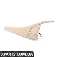 51437143137 BMW Світло-бежева задня верхня накладка на поріг - ліва