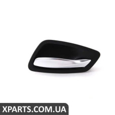 51417144546 BMW E90 Ручка задніх правих дверей в салоні - чорна