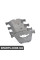 34112449265 BMW F06 Комплект гальмівних колодок з датчиками зносу