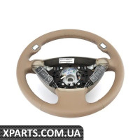 32346783496 BMW Спортивне багатофункціональне шкіряне кермо з подушкою безпеки - бежевий