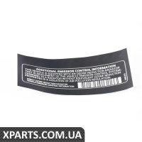 71228644519 BMW ЕТИКЕТКА "КОНТРОЛЬ ВИКИДІВ"