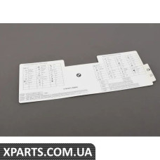 61139146587 BMW КАРТА, ГРУПА ЗАПОБІЖНИКІВ