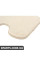51477332096 BMW Велюровий килимок для підлоги з боку водія - Oyster