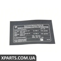 71228681402 BMW ЕТИКЕТКА ВИКИДІВ ВИКИДІВ