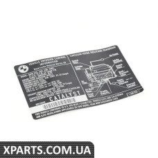 71221439254 BMW ЕМІСОН ЕТИКЕТКА Z3 2.3