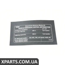71227614320 BMW ЕТИКЕТКА ВИКИДІВ ВИКИДІВ