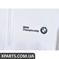 80902349490 BMW Біло-блакитний пуловер Adidas Climalite з 3 смужками - дуже великий
