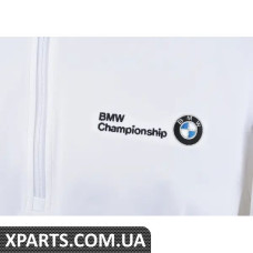 80902349490 BMW Біло-блакитний пуловер Adidas Climalite з 3 смужками - дуже великий