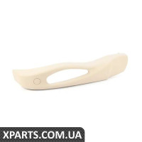 52107121649 BMW E63 Оббивка сидіння - зовнішня ліва - кремово-бежевий