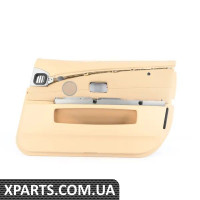 51417142668 BMW E65 Кожаная обивка двери - передняя правая - бежевая