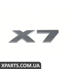 51142472843 BMW НАПИС, ЧОРНИЙ, фарбований