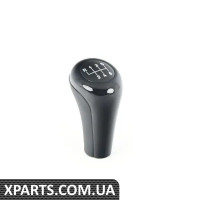 25117963095 BMW Ручка перемикання передач – шкіра, 6 швидкостей – чорний рояльний лак