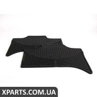 82550151190 BMW Комплект задніх гумових килимків E53 X5 - чорний