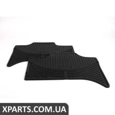 82550151190 BMW Комплект задніх гумових килимків E53 X5 - чорний
