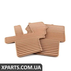 51470416694 BMW Комплект всепогодних гумових килимків для підлоги 3-го ряду - Savannah Beige