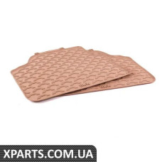 51470427560 BMW Задні гумові килимки - бежеві