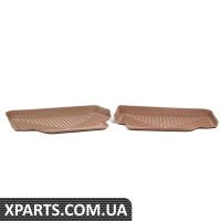 82112210564 BMW Комплект гумових задніх килимків - бежевий