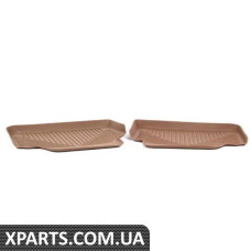82112210564 BMW Комплект гумових задніх килимків - бежевий