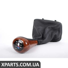 25112229428 BMW Ручка перемикання передач з чохлом - чорна шкіра Schwarz