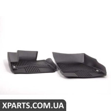 82112317868 BMW Комплект передніх гумових підлогових килимків - чорний