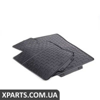 51470428949 BMW E83 Чорний комплект гумових підлогових килимків для будь-яких погодних умов - передній
