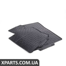 51470428949 BMW E83 Чорний комплект гумових підлогових килимків для будь-яких погодних умов - передній