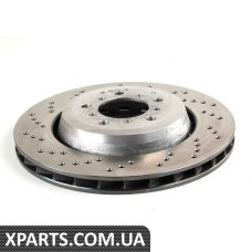 34112282445 BMW Тормозной диск — перфорированный с плавающей алюминиевой ступицей (345 X 28 мм)