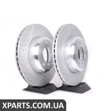 34116786392 BMW Передні гальмівні диски з поперечними отворами та прорізами – пара (338x26)