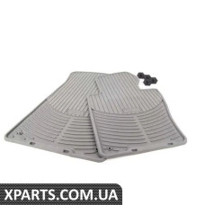 82550138289 BMW Комплект передніх всепогодних гумових килимків для підлоги - сірий