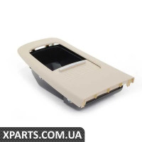51166963915 BMW Лоток для зберігання в задній консолі з кришкою - кремово-бежевий
