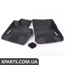 82112210408 BMW E84 Комплект передніх всепогодних підлогових покриттів - чорний - (БІЛЬШ НЕ ПРОДАЄТЬСЯ)
