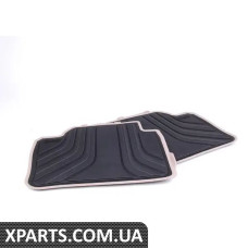 51472220142 BMW Комплект гумових підлогових килимків Modern Line для задніх пасажирів